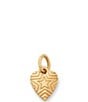 James Avery Radiant Star Mini Heart 14K Gold Charm - Image 1