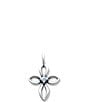 James Avery Remembrance Cross Lab-Created Birthstone Charm - Image 6