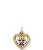 James Avery Remembrance Heart with Lab-Created Charm - Image 2