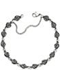 James Avery Rose Link Sterling Silver Line Bracelet - Image 1