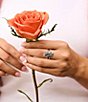 James Avery Rose Wrap Ring, Color:Sterling Silver - Image 2