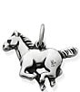 Color:Sterling Silver - Image 2 - Running Horse Sterling Silver Charm