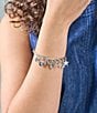 James Avery Scalloped Sterling Silver Charm Cuff Bracelet - Image 3
