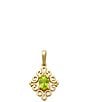 James Avery 14K Gold Enhanced Gem Birthstone Scrolled Pendant - Image 2