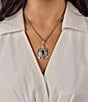 James Avery Sea Turtle Gemstone Pendant, Color:Sterling Silver/Onyx - Image 2