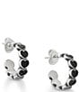 James Avery Small Enamel Connected Hearts Hoop Earrings - Image 1