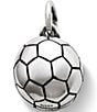 Color:Silver - Image 2 - Soccer Ball Charm