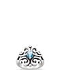 James Avery Spanish Birthstone Lace Ring with Lab-Created Gem - Image 5