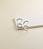 James Avery Stacker Ring with Lab-Created White Crystal Sapphire, Color:Sterling Silver - Image 3