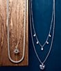 James Avery Star Drops Collar Necklace, Color:Sterling Silver - Image 3