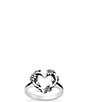 James Avery Sterling Silver Flowering Vines Heart Ring - Image 1