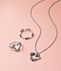 James Avery Sterling Silver Flowering Vines Heart Ring - Image 4