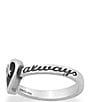 James Avery Sterling Silver Forever and Always Heart Ring, Color:Sterling Silver - Image 3