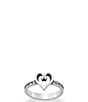James Avery Sterling Silver Forever and Always Heart Ring - Image 1