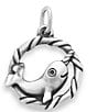 Color:Sterling Silver - Image 1 - Sterling Silver Happy Narwhal Charm