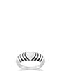 James Avery Chunky Sterling Silver Heart Hug Ring - Image 1