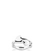 James Avery Sterling Silver Hearts Entwined Band Ring - Image 1