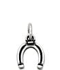 Color:Sterling Silver - Image 1 - Sterling Silver Horseshoe Charm