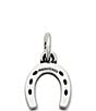 Color:Sterling Silver - Image 2 - Sterling Silver Horseshoe Charm
