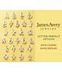 James Avery Sterling Silver Script Initial Bracelet or Necklace Charm, Color:A - Image 9