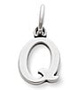 James Avery Sterling Silver Script Initial Bracelet or Necklace Charm ...