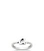 James Avery Sterling Silver Script Initial Ring - Image 1