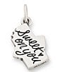 James Avery Sweet on You Chocolate Bar Charm, Color:Sterling Silver - Image 2