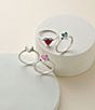 James Avery Sweetheart Green Opal Heart Doublet Ring - Image 3