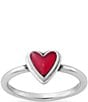 Color:Sterling Red - Image 1 - Sweetheart Rouge Doublet Ring