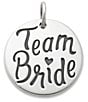 Color:Sterling Silver - Image 1 - Team Bride Charm