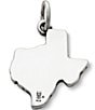 Color:Sterling Silver - Image 2 - Texas Is Home Charm