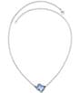 Color:Blue - Image 1 - Sterling Silver Texas Doublet Necklace