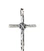 Color:Sterling Silver - Image 1 - The Old Rugged Cross Pendant Charm