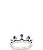 James Avery Tiara Sterling Silver Gemstone Ring - Image 1
