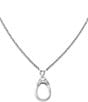 James Avery Traced Sterling Silver Heart Changeable Charm Holder Necklace - Image 1