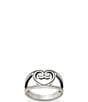 James Avery Traced Lines Heart Band Ring - Image 1