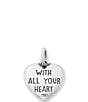 James Avery Trust In The Lord Heart Charm - Image 2