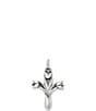 James Avery Tulip Cross Sterling Silver Charm - Image 1