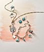 Color:Sterling Silver/Turquoise - Image 2 - Turquoise Bead Charm