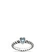 James Avery Gemstone Twisted Wire Heart Ring - Image 1