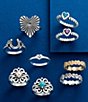 James Avery Gemstone Twisted Wire Heart Ring - Image 2