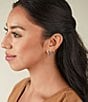 James Avery Twisted Wire Sterling Silver Huggie Hoop Earrings - Image 3