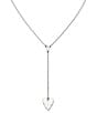 Color:Sterling Silver - Image 1 - Valiant Heart Lariat Necklace