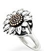 Color:Sterling Bronze - Image 2 - Wild Sunflower Ring