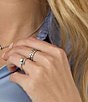 James Avery Wrapped in Love Heart And Gemstone Band Ring - Image 4