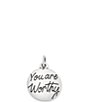 James Avery You are Worthy Sterling Silver Charm - Image 1