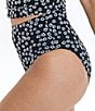 Janela Bay Daisy Mesh High Waist Pull-On Swim Bottom - Image 3