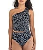 Janela Bay Daisy Mesh High Waist Pull-On Swim Bottom - Image 4