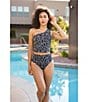 Janela Bay Daisy Mesh High Waist Pull-On Swim Bottom - Image 5
