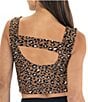 Janela Bay Leopard Sport Bra Swim Top & Solid Pull-On Swim Skort - Image 5
